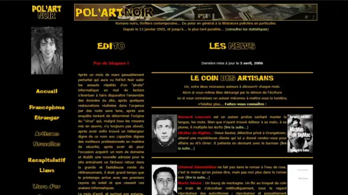 Pol'Art noir en avril 2006