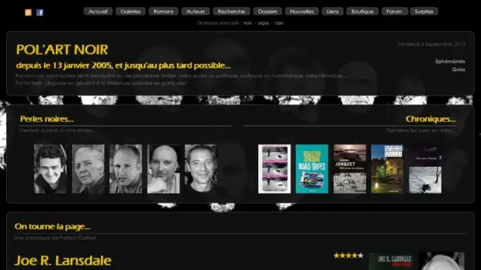 Pol'Art Noir en septembre 2013