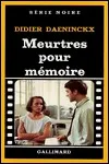 Didier Daeninckx - Meurtres pour Mémoire